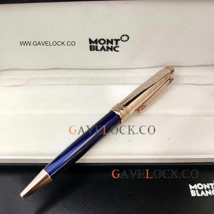 Best Copy Le Petit Prince Blue Rose Gold Ballpoint Pen